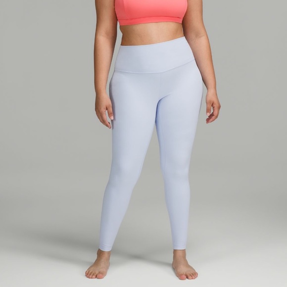 Lululemon pastel blue align high rise leggings size 4 (double lined) - Picture 2 of 7